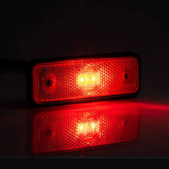 Ліхтар габаритний Fristom FT-004 C LED червоний з проводом, фото 4
