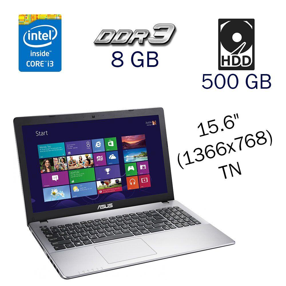 Ноутбук Asus X550LB / 15.6" (1366x768) TN / Intel Core i3-4010U (2 (4) ядра по 1.7 GHz) / 8 GB DDR3 / 500 GB
