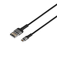 Кабель USB Baseus CALKLF-H USB to Lightning 1.5A 2m Черный AG, код: 7334446