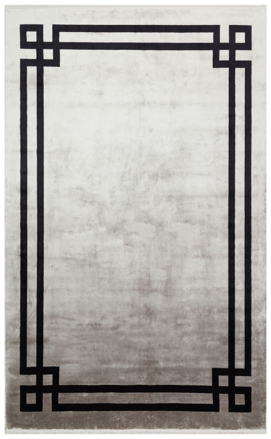 Килим Baroque BR 01 Grey Black сірий прямокутний 300*400 см, фото 1