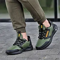 Кроссовки мужские хаки весна осень демисезон Кросівки чоловічі хакі демісезонні (Код: Л3001)