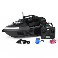 Карповий кораблик для риболовлі Flytec V020 Чорний з GPS Акумулятор на 12000 мА·год