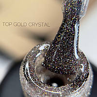 Закрепитель светоотражающий для гель-лака Crooz Top Gold Crystal 8 мл