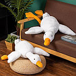 Велика М'яка Плюшева Іграшка Антистрес Гусь Обнімусь Іграшка-Подушка 160 см, фото 4