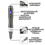 Бездротовий Дермапен Dr. Pen 6 Режимів Дермаштамп Для Фракційної Мезотерапії Електричний Мезоролер На Акумуляторі M8 Сірий, фото 9