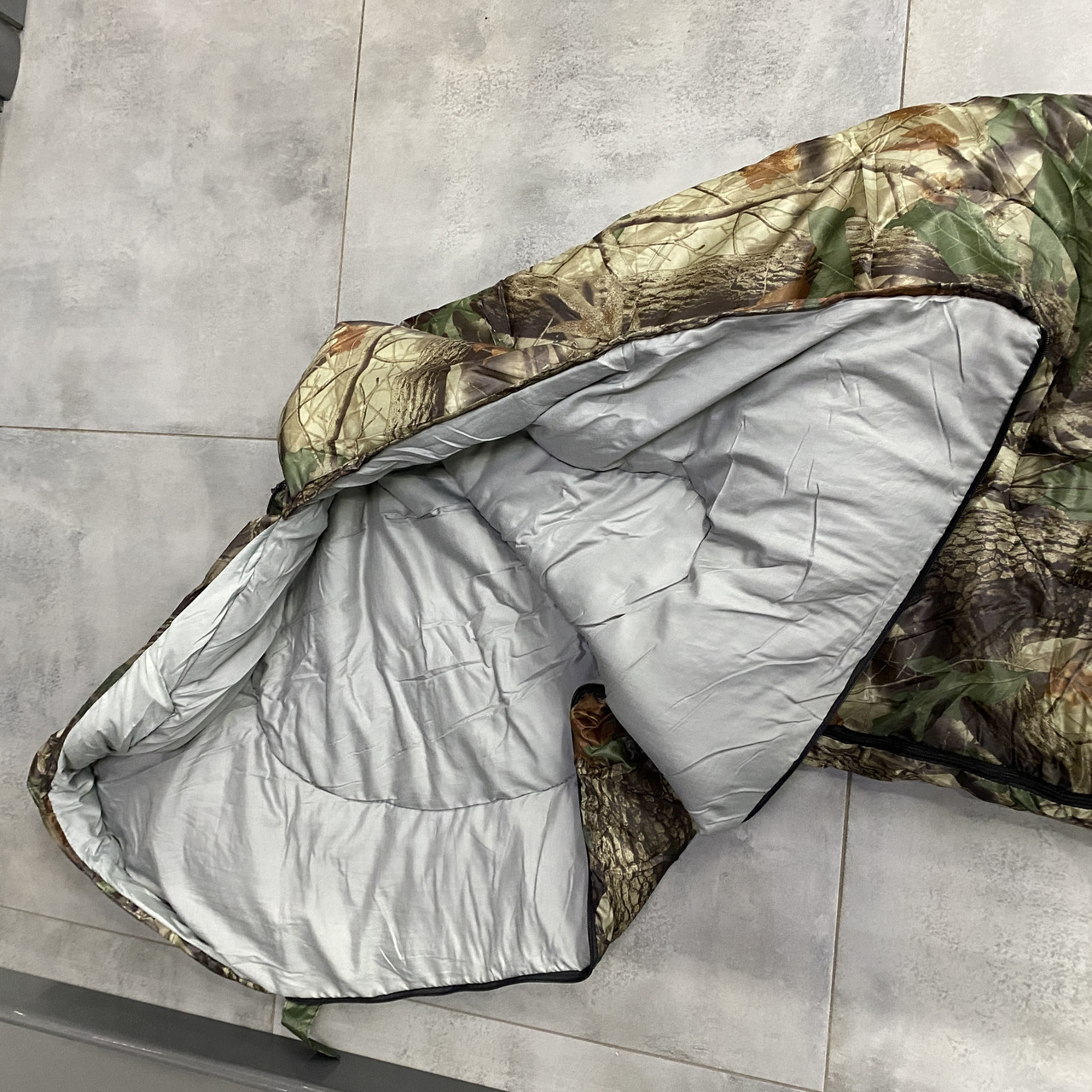 Спальный мешок кокон / одеяло Ranger Germes Camo 220х75, Камуфляж, температура комфорта +10, мин. до -5 - фото 6 - id-p1910130567