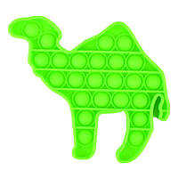 Антистресс Игрушка Pop It Флуоресцентный Зелёный Верблюд TS, код: 6594664