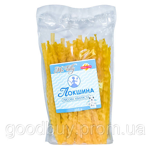 Купить Лапша рисовая волнистая без глютена Ms. Tally 250 г GB, код ...