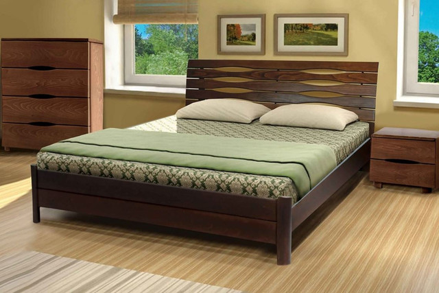 Кровать двуспальная Мария массив Бук Кровать двуспальная Мария массив Бук