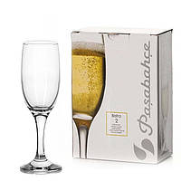 Набір келихів для шампанського Pasabahce Bistro 6 штук 190 мл d5 см h19,3 см скло (44419/6)