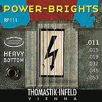 Струны для электрогитары Thomastik-Infeld RP111 Power-Brights Heavy Bottom Medium Electric Gu IX, код: 6556740