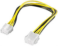 Кабель живлення-подовжувач Delock ATX(EPS) 8p M F 0.30m MB CPU 12V AWG20(70.08.3342) IB, код: 7455315