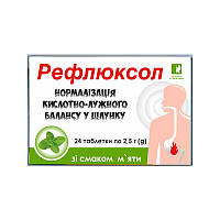 Таблетки от изжоги РЕФЛЮКСОЛ со вкусом мяты Красота и Здоровье 24 ML, код: 6816307