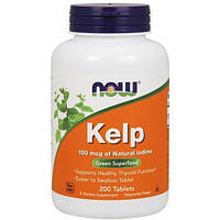 Ламинария NOW Foods Kelp 150 mcg 200 Tabs SM, код: 7518403