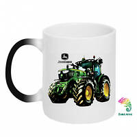 Кружка-хамелеон John Deere Tractor and logo