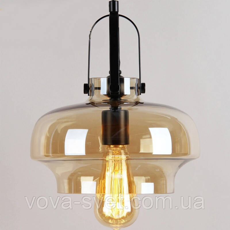 Світильник підвісний [Loft Glass Valve Tea ], фото 1