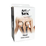 Затискачі для грудей із шипами Art of Sex — Hard Chest clamps 777Store.com.ua, фото 4