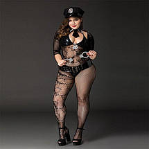 Еротичний костюм поліцейський JSY P71101 Plus Size, фото 4