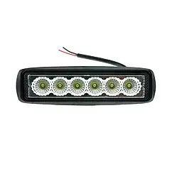 Додаткова світлодіодна LED фара CYCLONE WL-301 18W EP6 FL SW