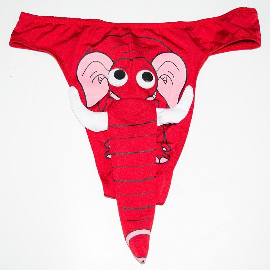 Чоловічі еротичні труси JSY Слоник з бивнями One Size  18+