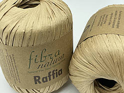 Пряжа Raffia Fibranatura-116/28 рафія беж