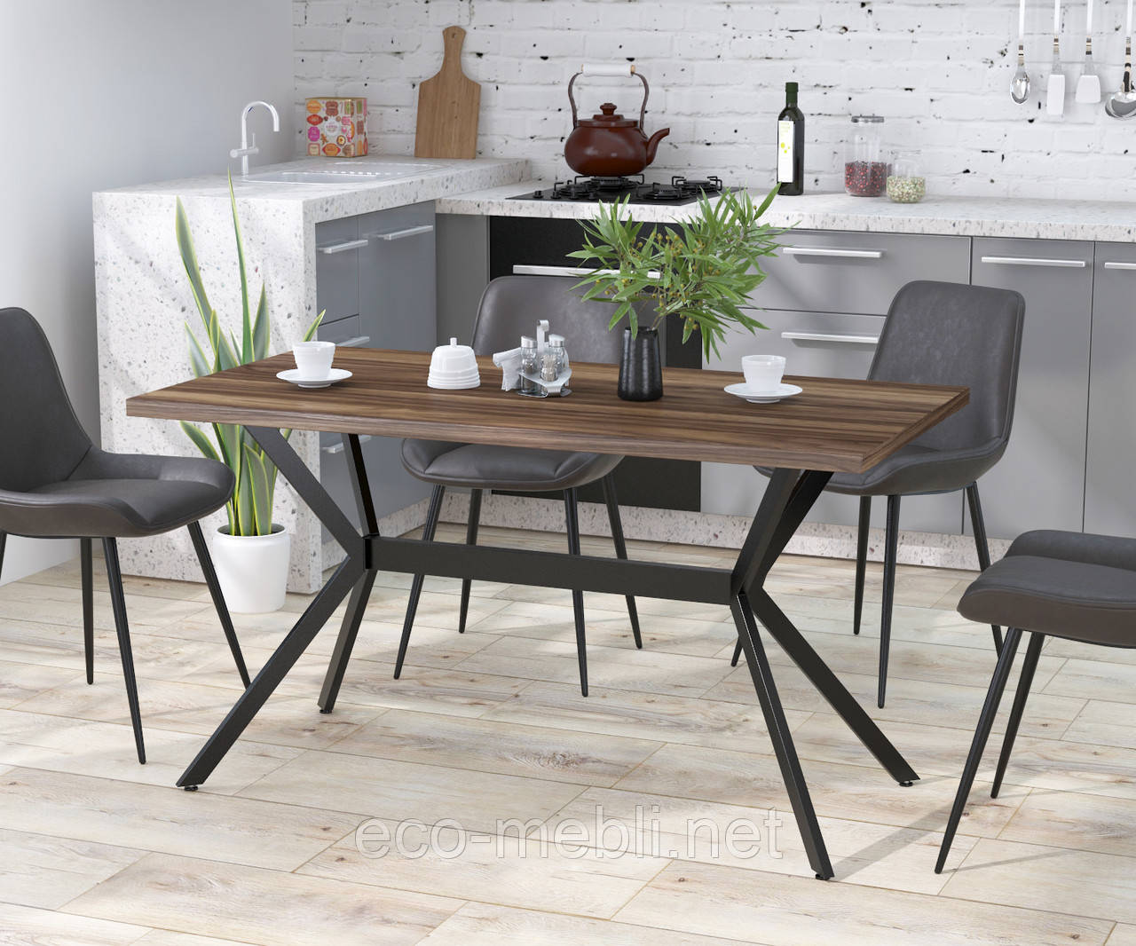 Cтіл обідній Остін    Loft design круглий 700