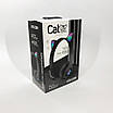 Бездротові навушники з котячими вушками та RGB підсвічуванням Cat VZV 23M. Колір: чорний, фото 9