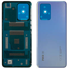 Задня кришка Xiaomi Poco X4 GT 22041216G (блакитна оригінал Китай)