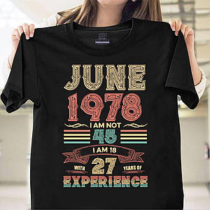 Футболка June 1978 (45 лет). Розмір XL