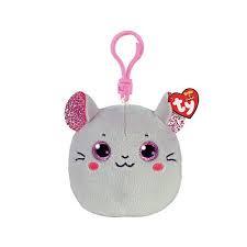 Дитяча м'яка іграшка TY SQUISH-A-BOOS Мишка CATNIP 12 см 39570