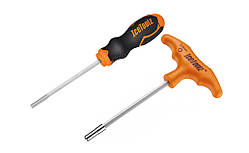 Набір інструментів Ice Toolz 12D5 12D3 + 12D7. Під (квадратний) ніпель 3.6 ". Звичайна ручка як на викрутку і Т-подібна