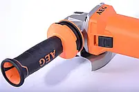 Кутова шліфувальна машина мала AEG WS10-125SK (діаметр круга 125 мм., кейс) 4935451303, фото 5