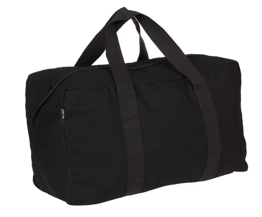 Сумка тактична Mil-Tec US Cotton Parachute Cargo Bag 77 л чорна 13827002-, фото 1