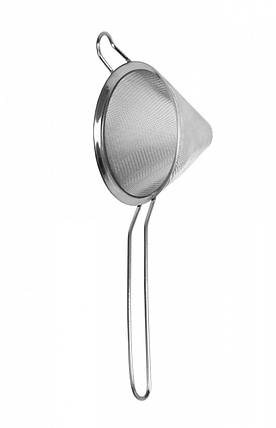 Конусне сито 10 см Нержавіюче конічне сито для кухні з ручкою Сито-конус Сито для бару Сито барне, фото 1