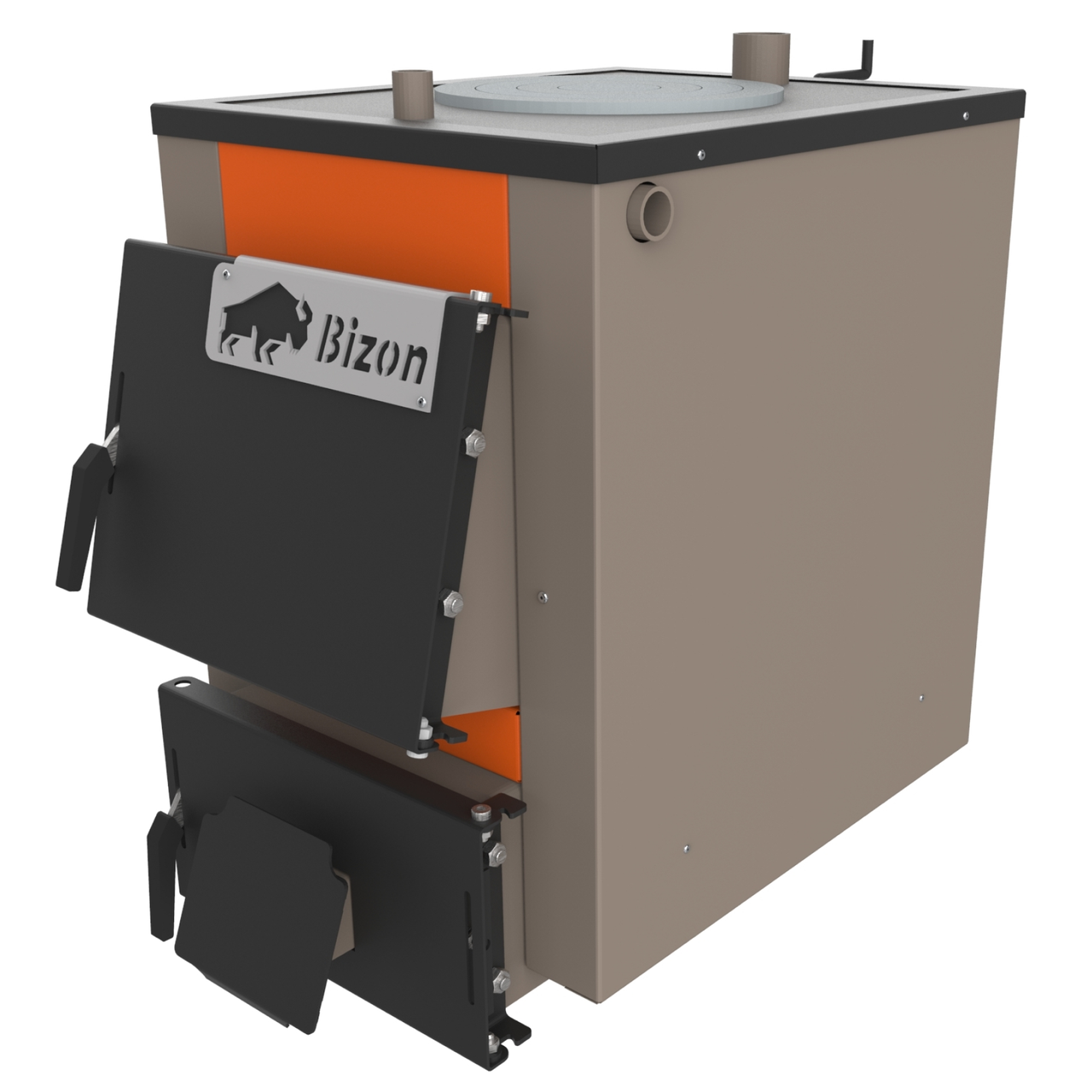 18 кВт - Котел класичний  4 мм  Bizon M-П 180 Термо