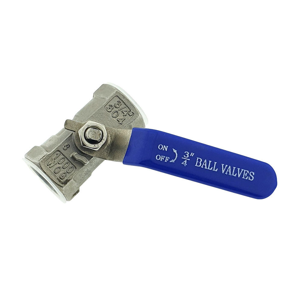 Кран неіржавка AISI 304 Ду20, різь 3⁄4" (напівпрохідний), фото 1