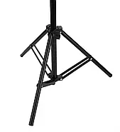 Переносний штатив Stand триногу трипод для світлодіодної кільцевої лампи 2,1 м без коробки Чорний, фото 3