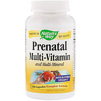 Мультивитамины для беременных Nature's Way Prenatal Multi-Vitamin and Multi-Mineral 180 капсу PR, код: 1726172