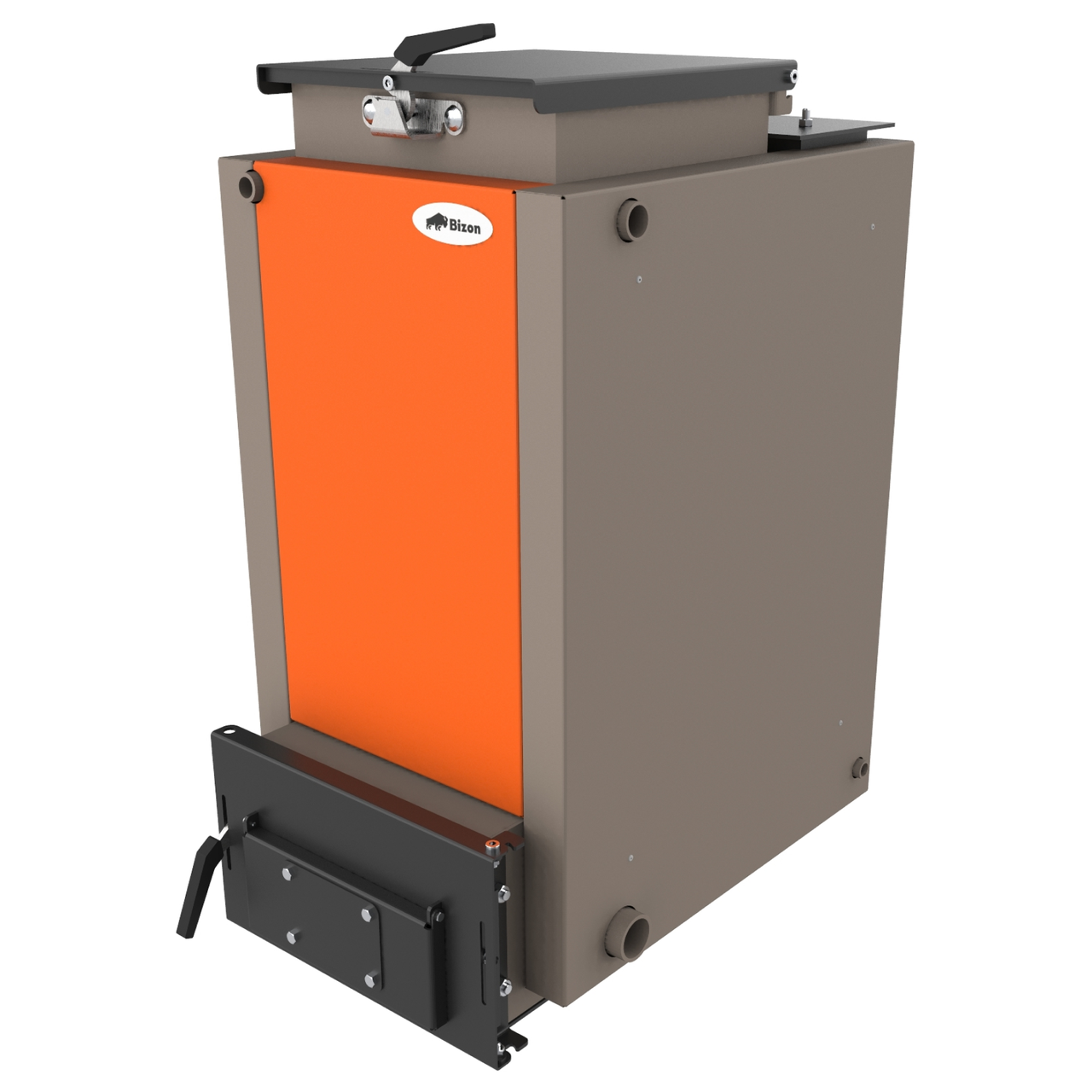 10 кВт  Котел холмова шахтного типу   6 мм сталь   Bizon FS EKO TERMO, фото 1