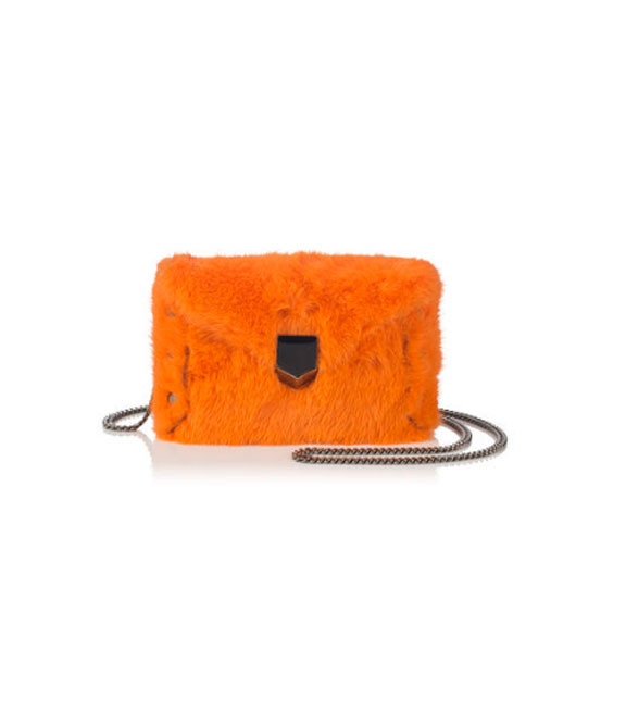 Jimmy Choo Lockett Envelope Mini Orange