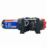 Лебідка електрична до квадроцикла TITANIUM J8 3500 12V з синетичним тросом