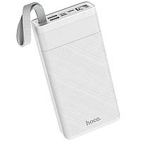 УМБ портативное зарядное Power Bank HOCO J73 30000mAh 2USB White ТР