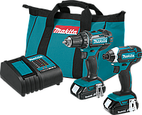 Набор бесщеточных шуруповертов MAKITA CT225SYX 18V LXT (1,5 Ач)