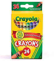 Крайола кольорові воскова крейда олівці, у наборі 24 кольори, Crayola