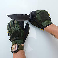 Тактические перчатки военные, перчатки тактические с закрытыми пальцами, Mechanix M-Pact