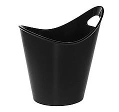 Відро для сервірування столу 4л Відро для льоду пластик Відро полікарбонат відерце з льодом Відро для вина чорне