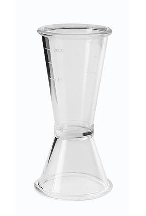 Джиггер полікарбонат 10/20 мл професійні барні аксесуари та обладнання, фото 1