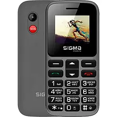 Мобільний Телефон Sigma Comfort 50 HIT Сірий
