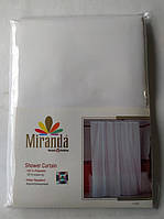 Шторка для душу Miranda ""Plaine white"" 180х200 см