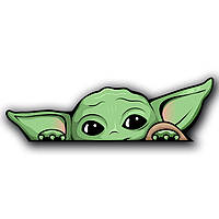 Наклейка "Baby Yoda" (17х5см)